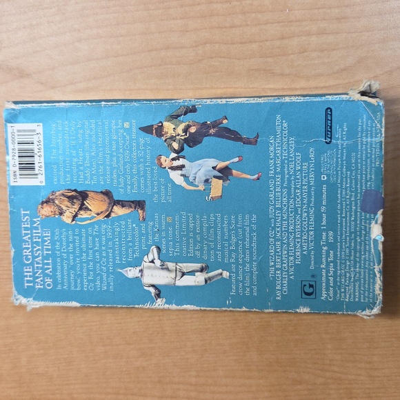 The Wizard of Oz Yellow Brick Road Board Game Pressman Vintage 1999, Vhs, Book, - Picture 14 of 16